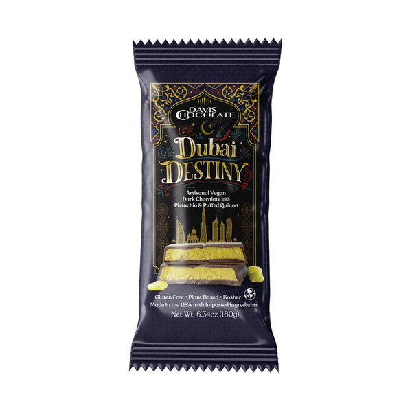 Dubai Destiny Vegan Dark Chocolate Bar