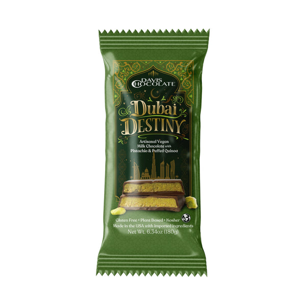 Dubai Destiny Vegan Milk Chocolate Bar