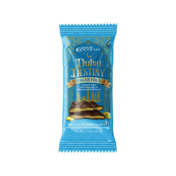 Sugar Free Vegan Dark Dubai Chocolate Bar