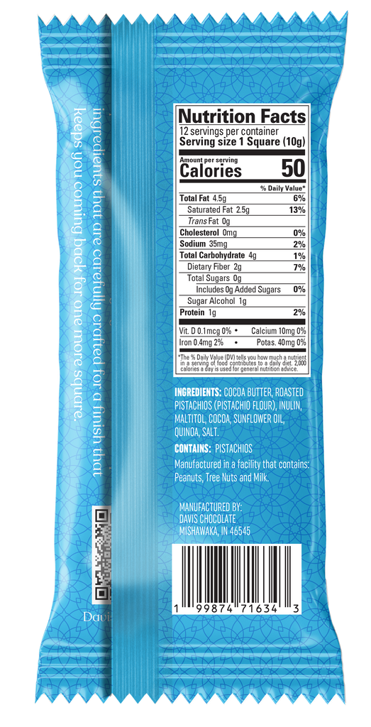 Sugar Free Vegan Dark Dubai bar