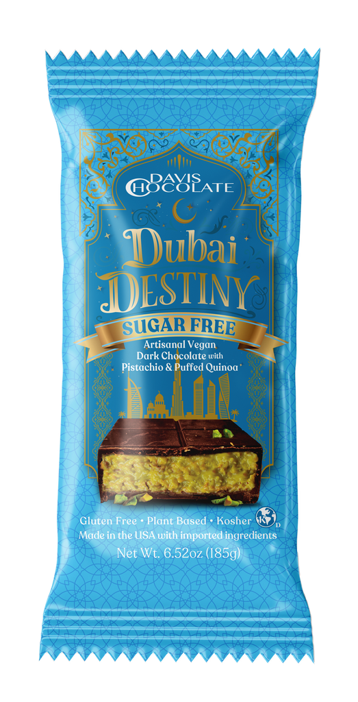 Sugar Free Vegan Dark Dubai bar - Coming in January