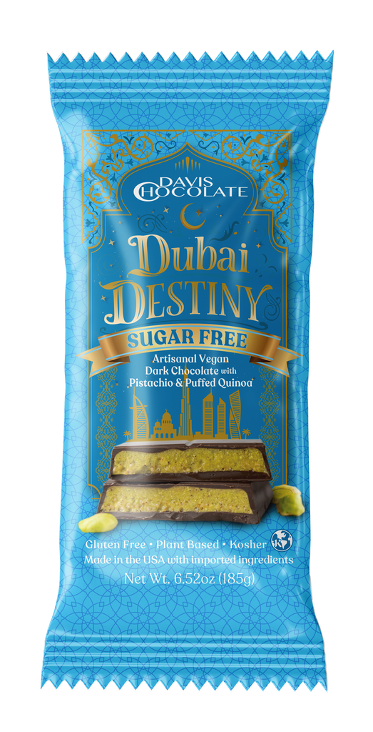 Sugar Free Vegan Dark Dubai bar - Coming in February