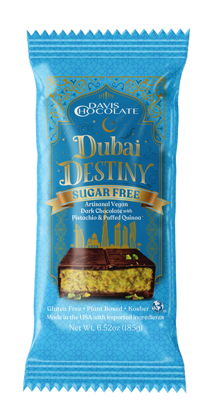 Sugar Free Vegan Dark Dubai bar - Coming in January