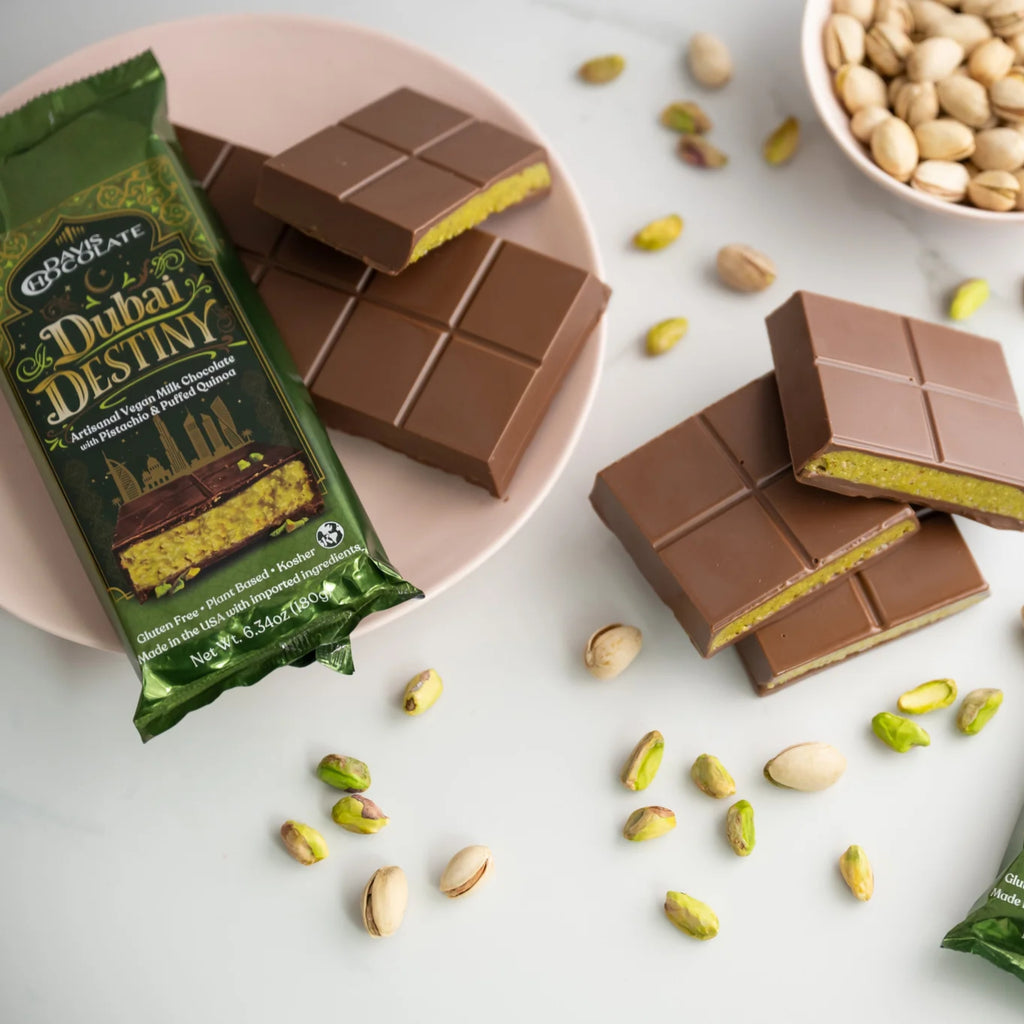 Dubai Destiny Vegan Milk Chocolate Bar