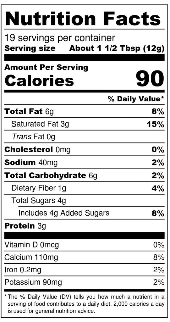 Organic Peanut Butter Baking Chips Sweetened with Coconut Sugar Davis Chocolate